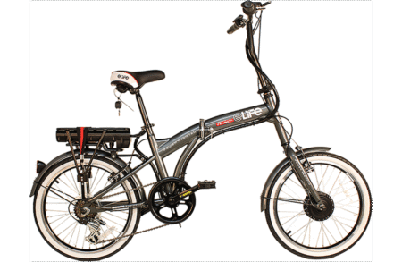eBike Infusion Grey Folding Electric Bike-Factory Reconditioned
