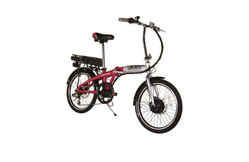 Swifty Liberte Folding Electric Bike Pink - Image 2