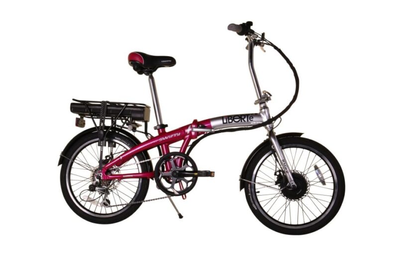 Swifty Liberte Folding Electric Bike Pink